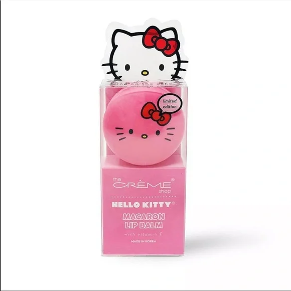 New! BUNDLE The Crème Shop x Hello Kitty Macaron Lip Balm x 5